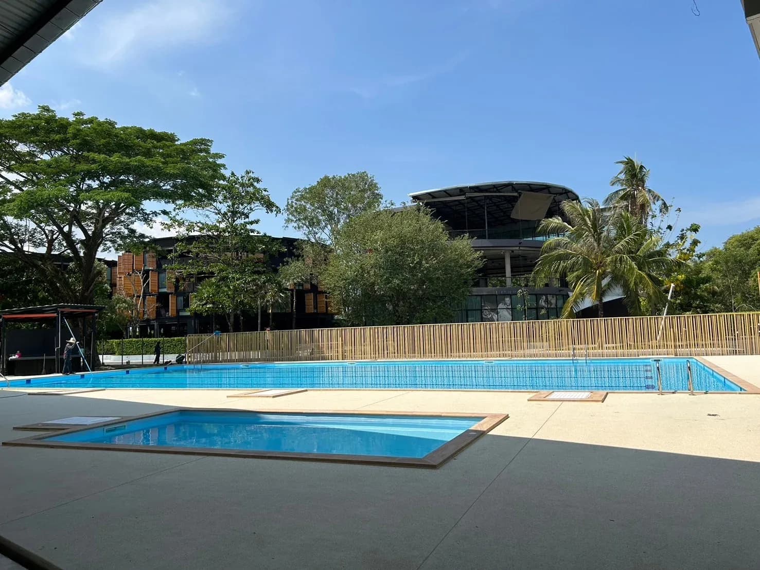 Competition swimming pool