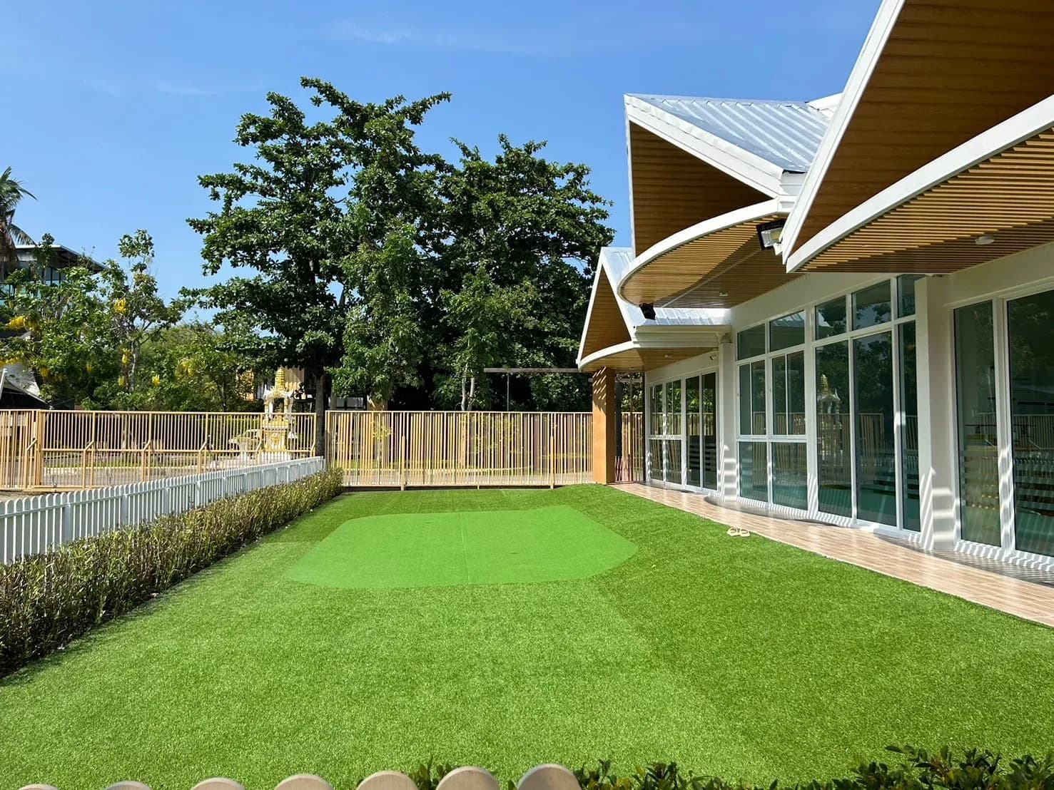 Campus grounds and green spaces